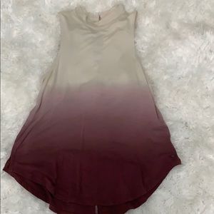 Ombré tank top